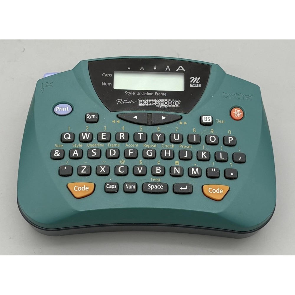 Brother P Touch Label Maker PT-66 Home and Hobby WORKING Batteries Included